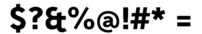 BVHBaldinger Heavy E39663eb Font OTHER CHARS