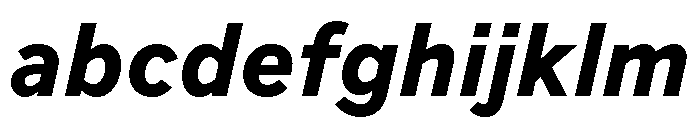 BVHBaldinger HeavyItalic FONT
