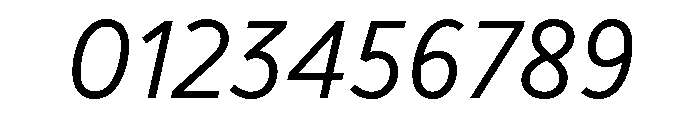 BVHBaldinger Italic Font OTHER CHARS