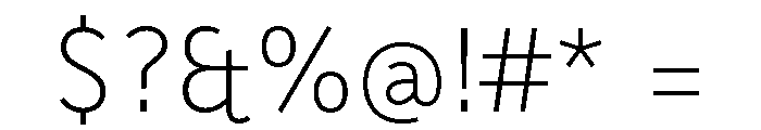 BVHBaldinger Light Font OTHER CHARS