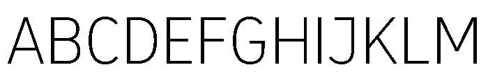 BVHBaldinger Light Font UPPERCASE