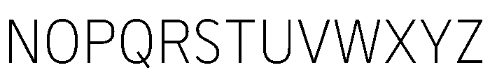 BVHBaldinger Light Font UPPERCASE