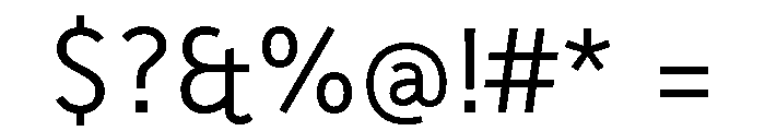 BVHBaldinger Regular Font OTHER CHARS