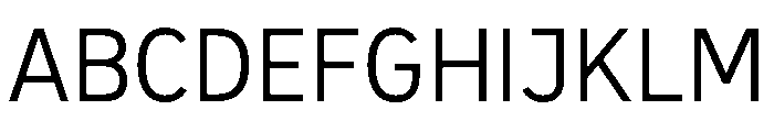 BVHBaldinger Regular Font UPPERCASE