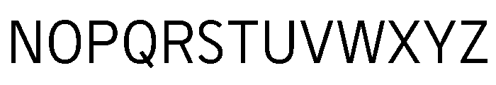 BVHBaldinger Regular Font UPPERCASE