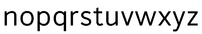 BVHBaldinger Regular Font LOWERCASE