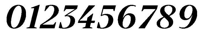 BVHBart BoldItalic Font OTHER CHARS
