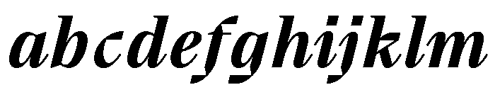 BVHBart BoldItalic FONT