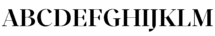 BVHBart DisplayBold Font UPPERCASE