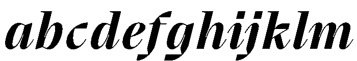 BVHBart DisplayBoldItalic FONT