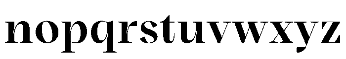 BVHBart DisplayBold Font LOWERCASE
