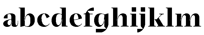 BVHBart DisplayHeavy FONT