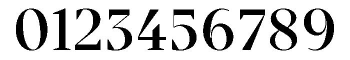 BVHBart DisplayMedium Font OTHER CHARS