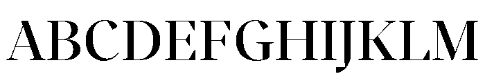 BVHBart DisplayMedium Font UPPERCASE
