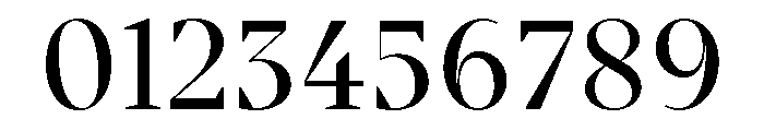 BVHBart DisplayRegular Font OTHER CHARS
