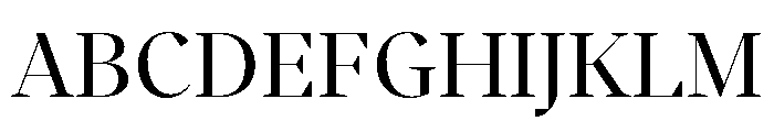 BVHBart DisplayRegular Font UPPERCASE