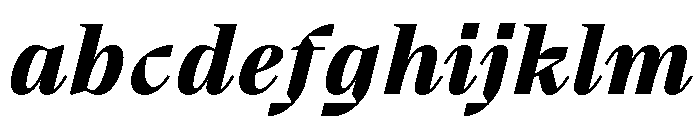 BVHBart HeavyItalic FONT
