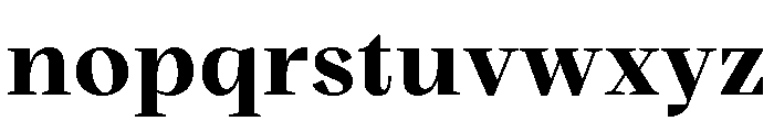 BVHBart Heavy Font LOWERCASE