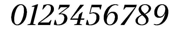 BVHBart Italic Font OTHER CHARS
