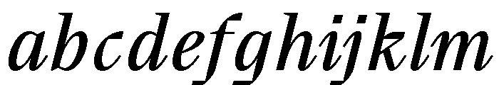 BVHBart Italic FONT