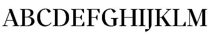 BVHBart Medium Font UPPERCASE