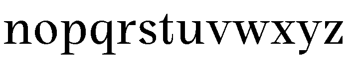 BVHBart Regular Font LOWERCASE