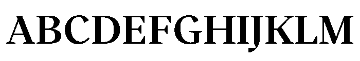 BVHBart TextBold Font UPPERCASE