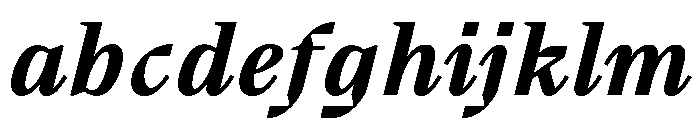 BVHBart TextBoldItalic FONT
