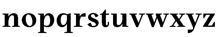 BVHBart TextBold Font LOWERCASE