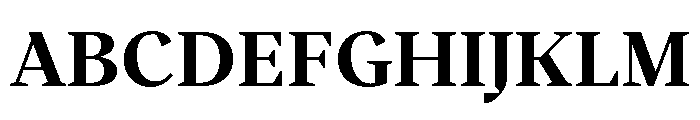 BVHBart TextHeavy Font UPPERCASE