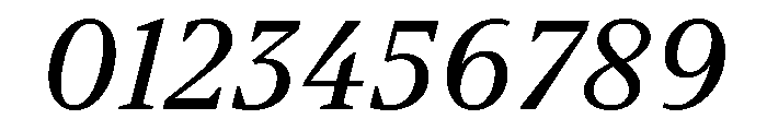 BVHBart TextItalic Font OTHER CHARS