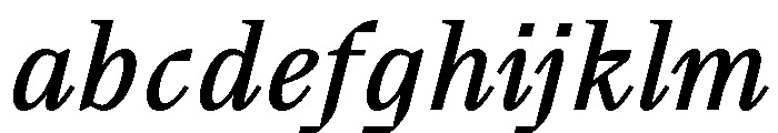 BVHBart TextItalic FONT