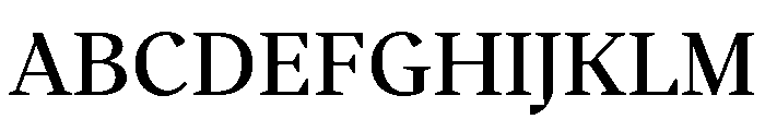 BVHBart TextMedium Font UPPERCASE