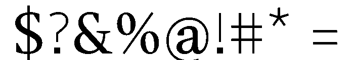 BVHBart TextRegular Font OTHER CHARS