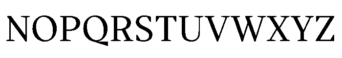 BVHBart TextRegular Font UPPERCASE