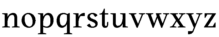 BVHBart TextRegular Font LOWERCASE