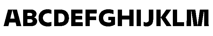 BVHEddi Heavy Font UPPERCASE