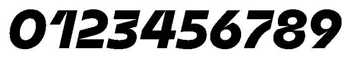 BVHEddi HeavyItalic Font OTHER CHARS