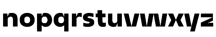BVHEddi Heavy Font LOWERCASE
