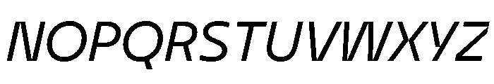 BVHEddi Italic Font UPPERCASE