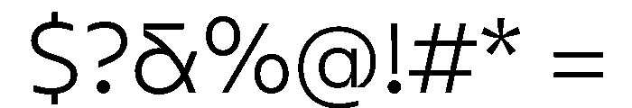 BVHEddi Light Font OTHER CHARS