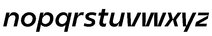 BVHEddi MediumItalic Font LOWERCASE