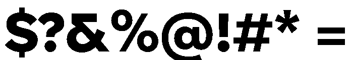 BVHEddiGrotesk Heavy Font OTHER CHARS