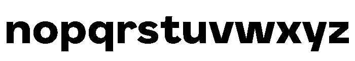 BVHEddiGrotesk Heavy Font LOWERCASE