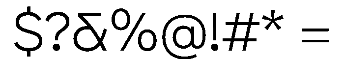 BVHEddiGrotesk Light Font OTHER CHARS