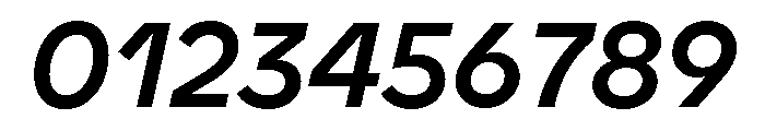 BVHEddiGrotesk MediumItalic Font OTHER CHARS