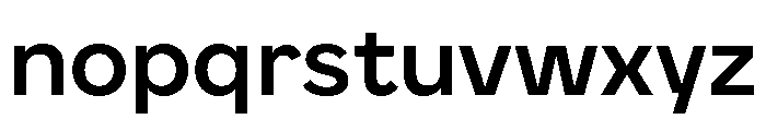 BVHEddiGrotesk Medium Font LOWERCASE