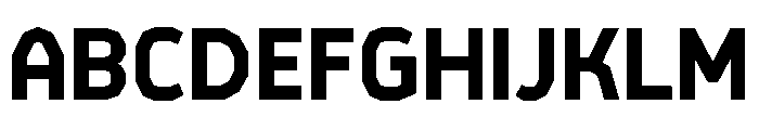BVHEiffel Bold Font UPPERCASE