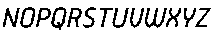BVHEiffel Italic Font UPPERCASE