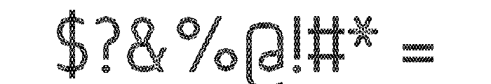 BVHEiffel Level 01 Font OTHER CHARS